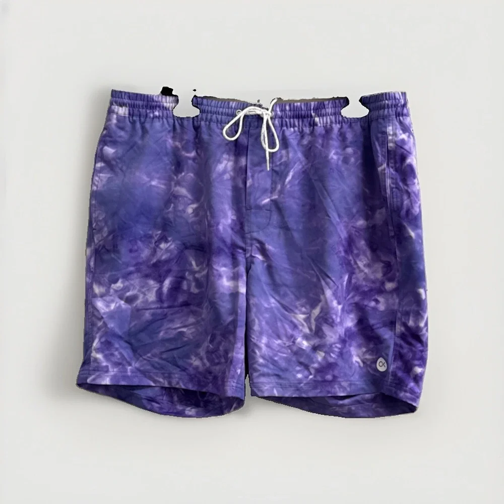 New Outerknown Tie-Dye Nomadic Volley Shorts Swim Trunks Unlined Men's XL ($78)